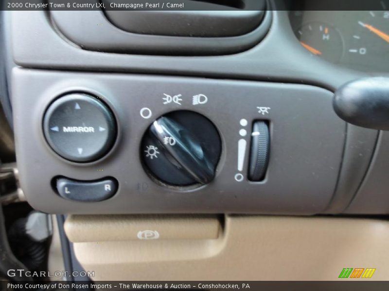 Controls of 2000 Town & Country LXi