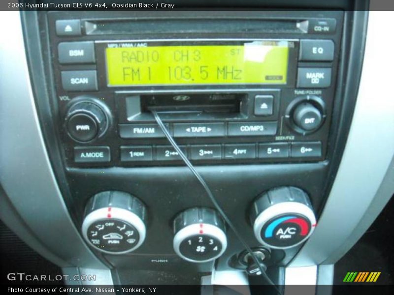 Obsidian Black / Gray 2006 Hyundai Tucson GLS V6 4x4