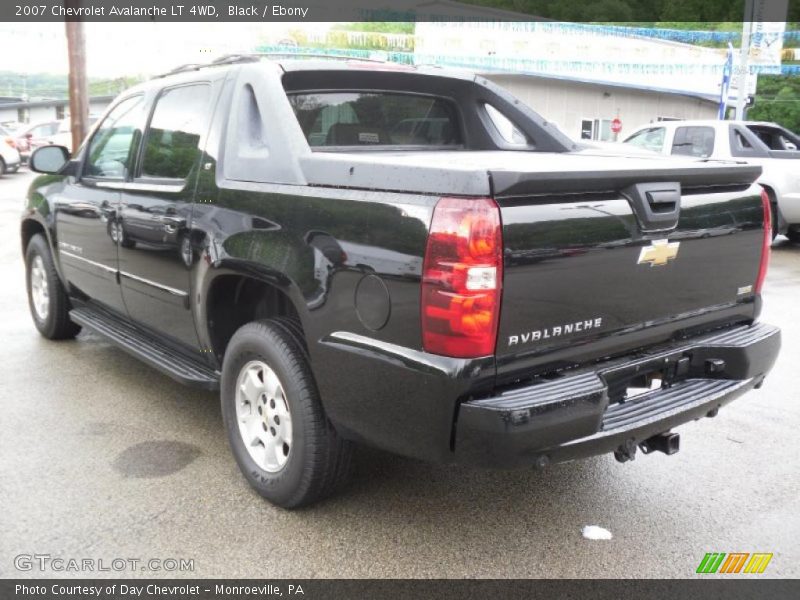 Black / Ebony 2007 Chevrolet Avalanche LT 4WD
