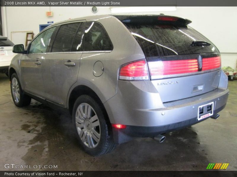 Vapor Silver Metallic / Medium Light Stone 2008 Lincoln MKX AWD