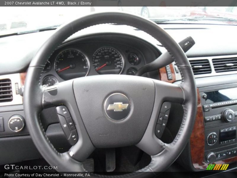 Black / Ebony 2007 Chevrolet Avalanche LT 4WD
