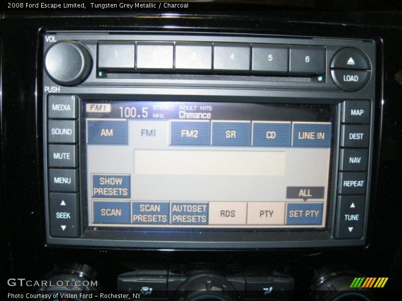 Tungsten Grey Metallic / Charcoal 2008 Ford Escape Limited