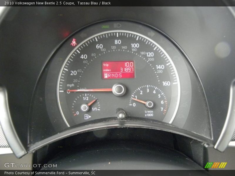  2010 New Beetle 2.5 Coupe 2.5 Coupe Gauges