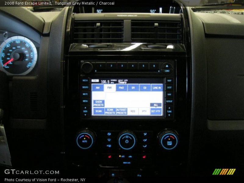 Tungsten Grey Metallic / Charcoal 2008 Ford Escape Limited