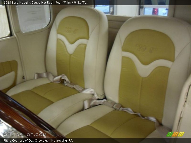  1929 Model A Coupe Hot Rod White/Tan Interior
