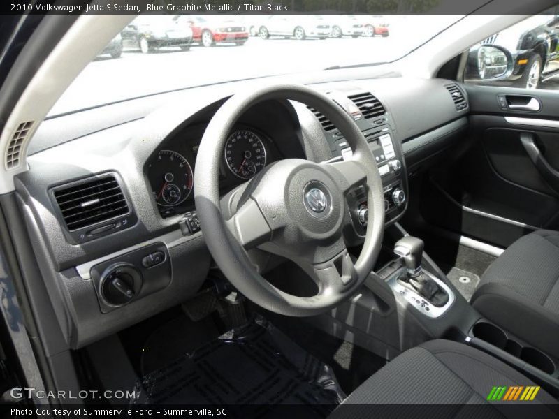 Blue Graphite Metallic / Titan Black 2010 Volkswagen Jetta S Sedan