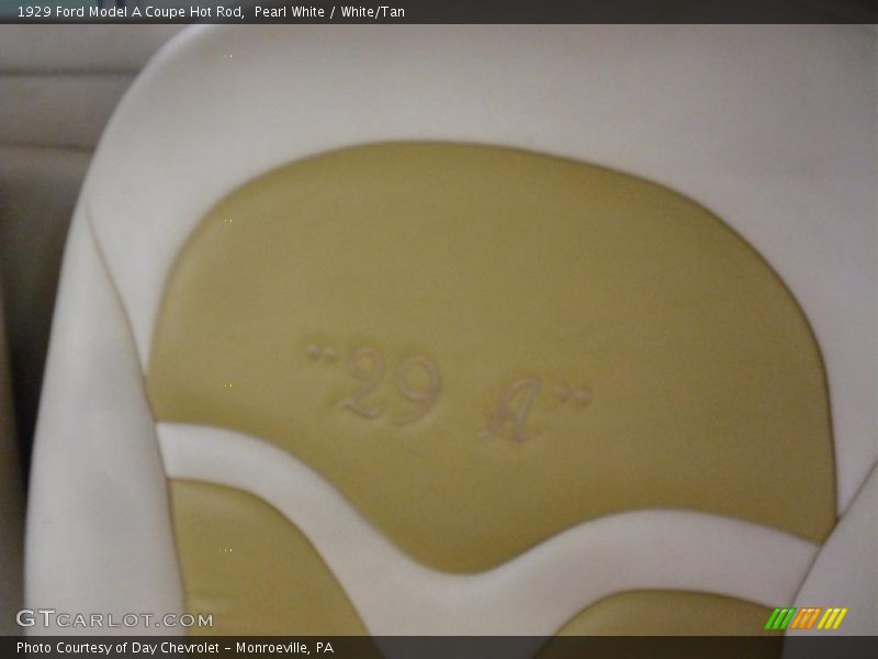  1929 Model A Coupe Hot Rod White/Tan Interior