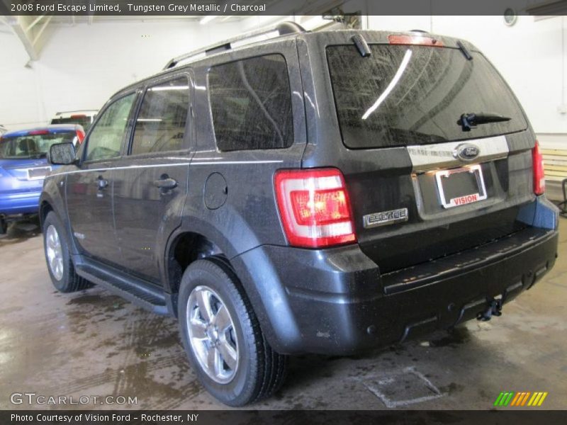 Tungsten Grey Metallic / Charcoal 2008 Ford Escape Limited