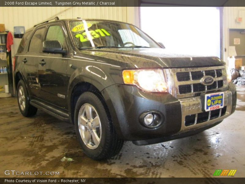 Tungsten Grey Metallic / Charcoal 2008 Ford Escape Limited
