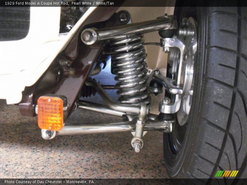 Pearl White / White/Tan 1929 Ford Model A Coupe Hot Rod