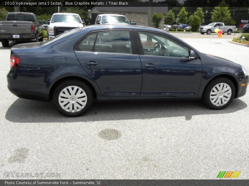 Blue Graphite Metallic / Titan Black 2010 Volkswagen Jetta S Sedan
