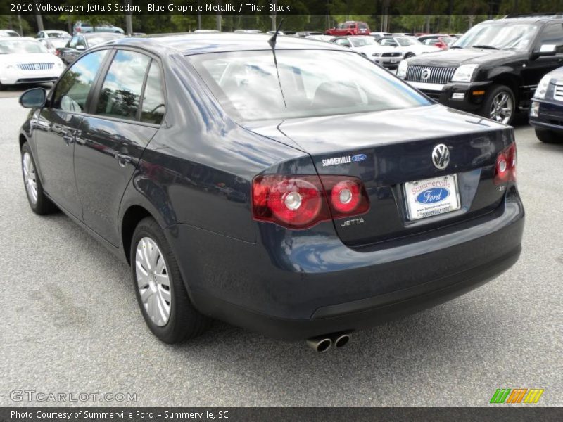 Blue Graphite Metallic / Titan Black 2010 Volkswagen Jetta S Sedan