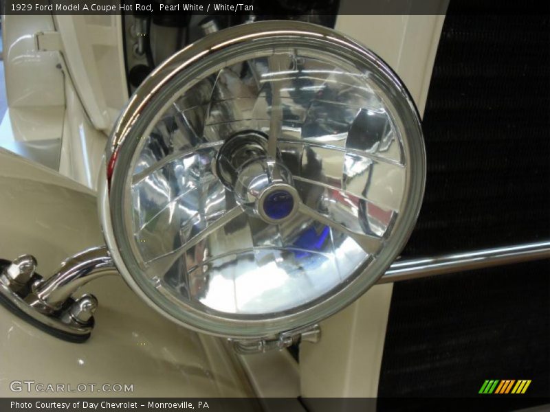 Pearl White / White/Tan 1929 Ford Model A Coupe Hot Rod