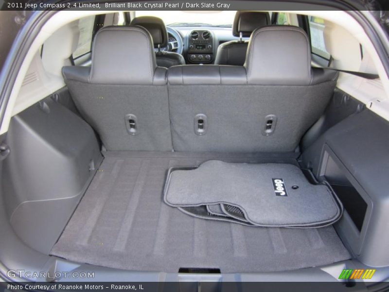 Brilliant Black Crystal Pearl / Dark Slate Gray 2011 Jeep Compass 2.4 Limited