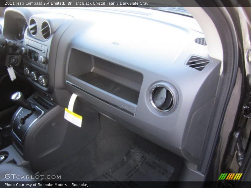 Brilliant Black Crystal Pearl / Dark Slate Gray 2011 Jeep Compass 2.4 Limited