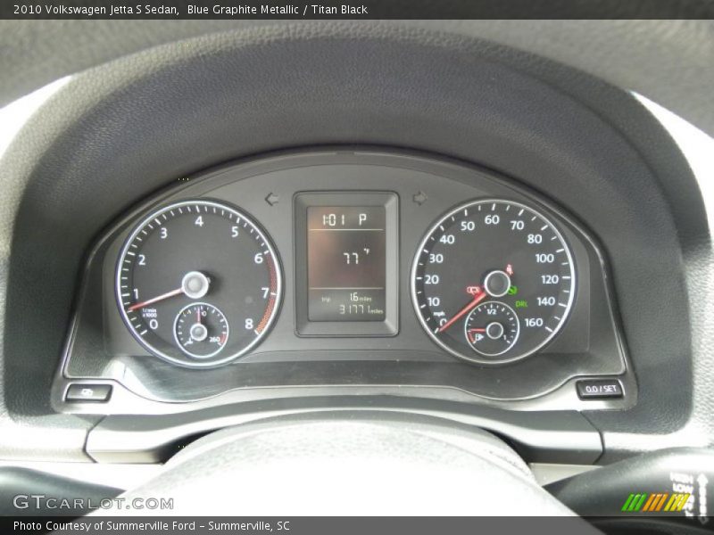 Blue Graphite Metallic / Titan Black 2010 Volkswagen Jetta S Sedan