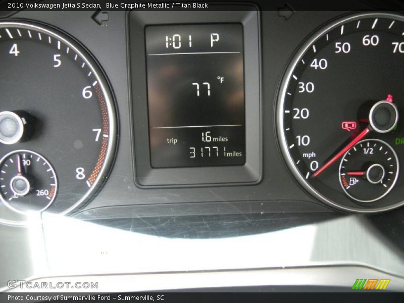Blue Graphite Metallic / Titan Black 2010 Volkswagen Jetta S Sedan