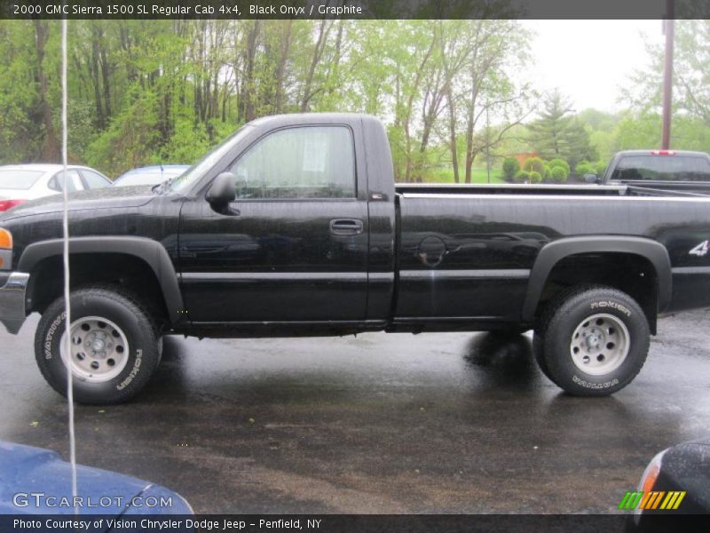 Black Onyx / Graphite 2000 GMC Sierra 1500 SL Regular Cab 4x4