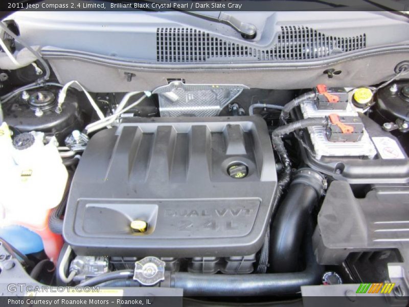 Brilliant Black Crystal Pearl / Dark Slate Gray 2011 Jeep Compass 2.4 Limited