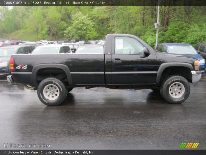  2000 Sierra 1500 SL Regular Cab 4x4 Black Onyx