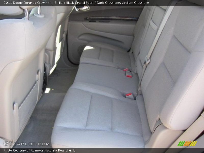 Brilliant Black Crystal Pearl / Dark Graystone/Medium Graystone 2011 Dodge Durango Crew 4x4