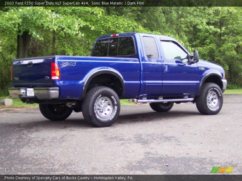 2003 F350 Super Duty XLT SuperCab 4x4 Sonic Blue Metallic