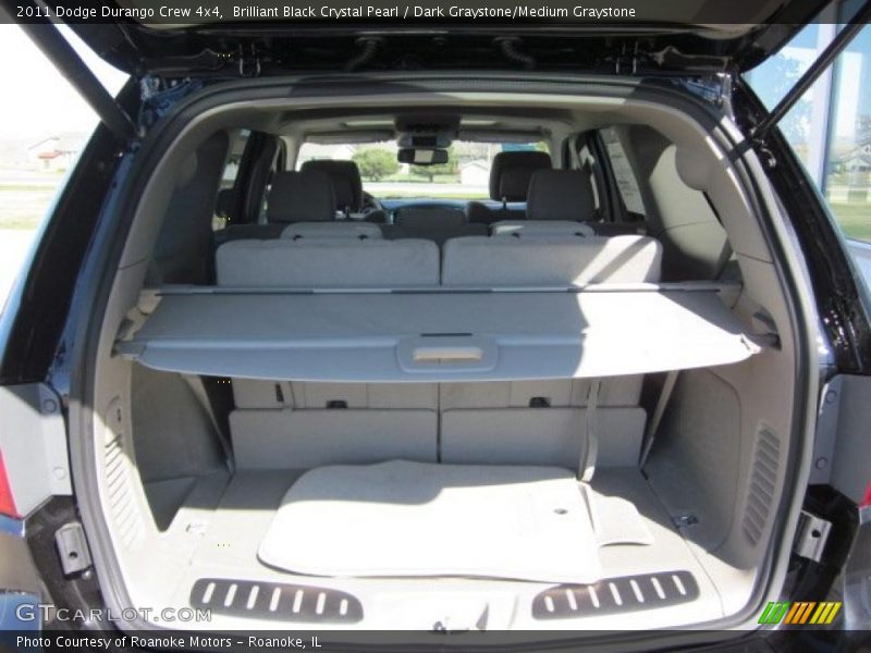 Brilliant Black Crystal Pearl / Dark Graystone/Medium Graystone 2011 Dodge Durango Crew 4x4