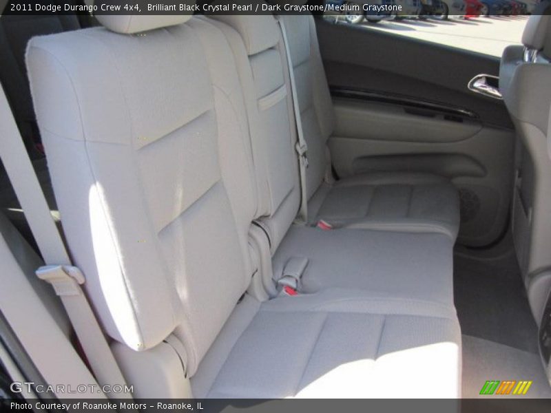 Brilliant Black Crystal Pearl / Dark Graystone/Medium Graystone 2011 Dodge Durango Crew 4x4