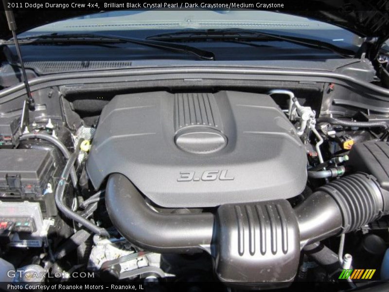  2011 Durango Crew 4x4 Engine - 3.6 Liter DOHC 24-Valve VVT Pentastar V6