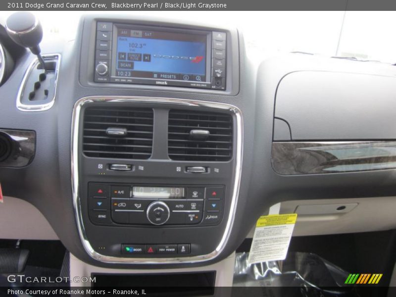 Blackberry Pearl / Black/Light Graystone 2011 Dodge Grand Caravan Crew
