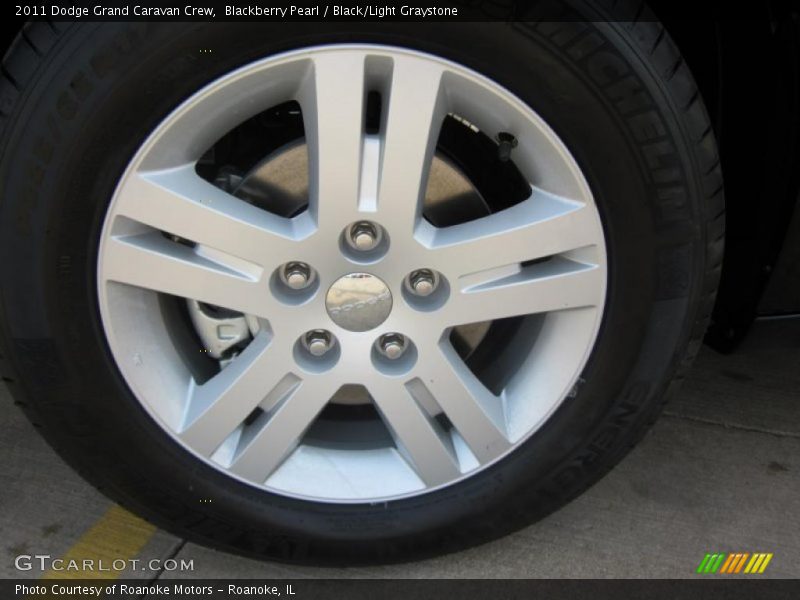 Blackberry Pearl / Black/Light Graystone 2011 Dodge Grand Caravan Crew