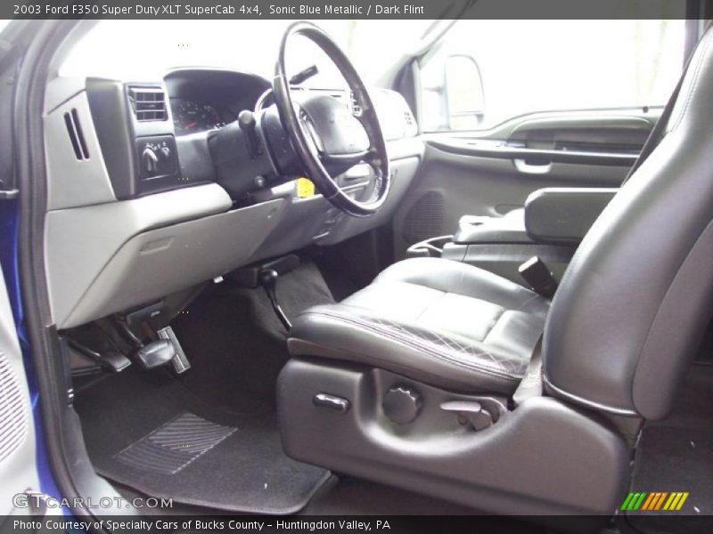  2003 F350 Super Duty XLT SuperCab 4x4 Dark Flint Interior
