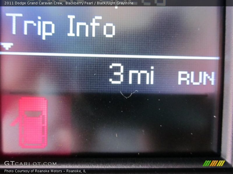 Blackberry Pearl / Black/Light Graystone 2011 Dodge Grand Caravan Crew