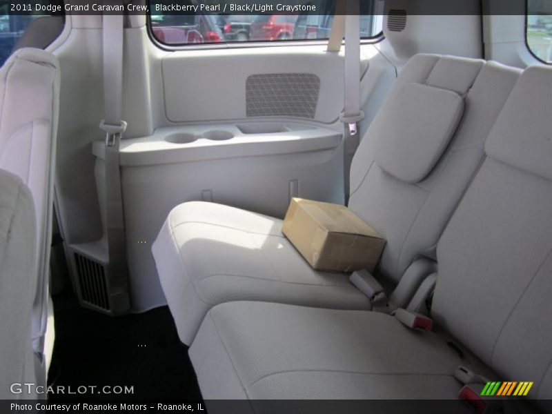 Blackberry Pearl / Black/Light Graystone 2011 Dodge Grand Caravan Crew