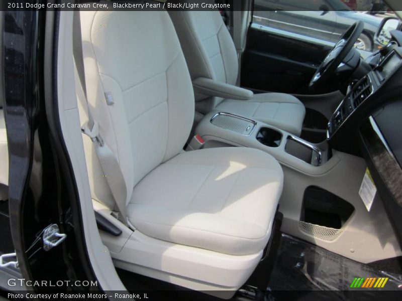 Blackberry Pearl / Black/Light Graystone 2011 Dodge Grand Caravan Crew