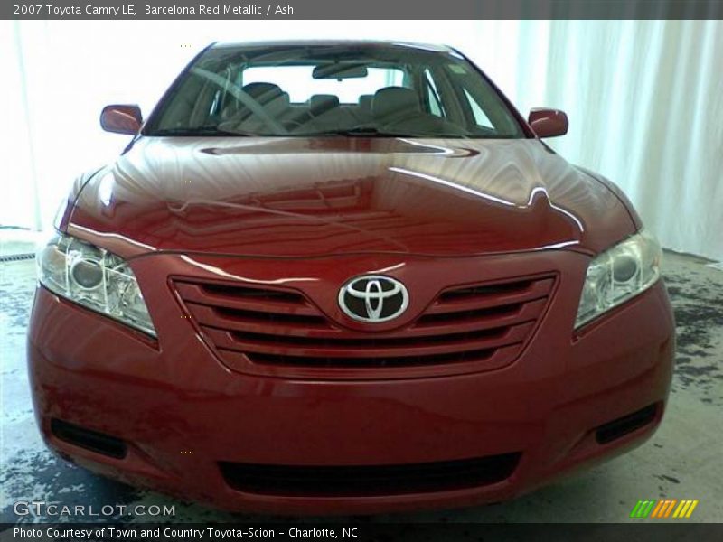 Barcelona Red Metallic / Ash 2007 Toyota Camry LE