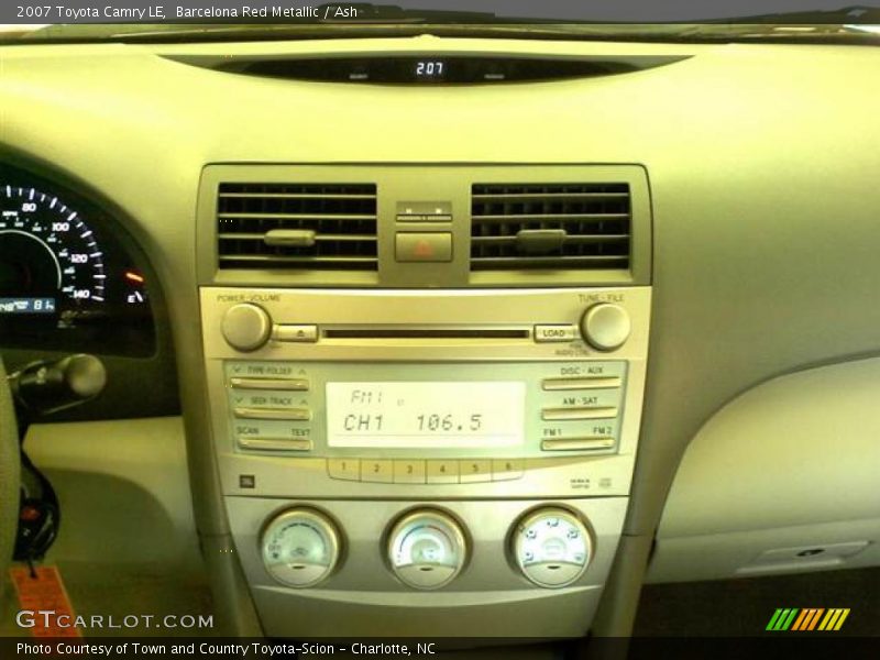 Barcelona Red Metallic / Ash 2007 Toyota Camry LE