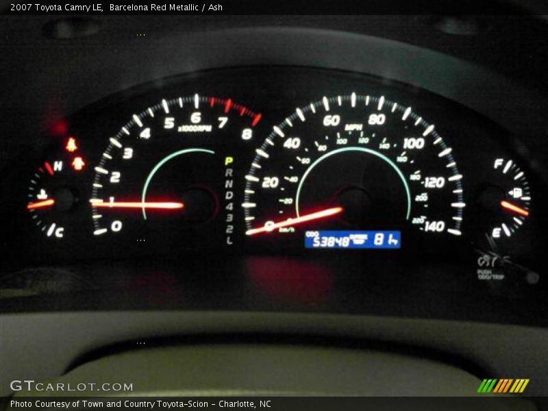 Barcelona Red Metallic / Ash 2007 Toyota Camry LE
