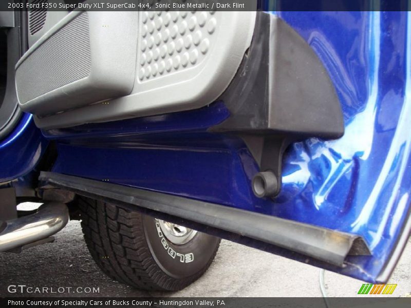 Sonic Blue Metallic / Dark Flint 2003 Ford F350 Super Duty XLT SuperCab 4x4