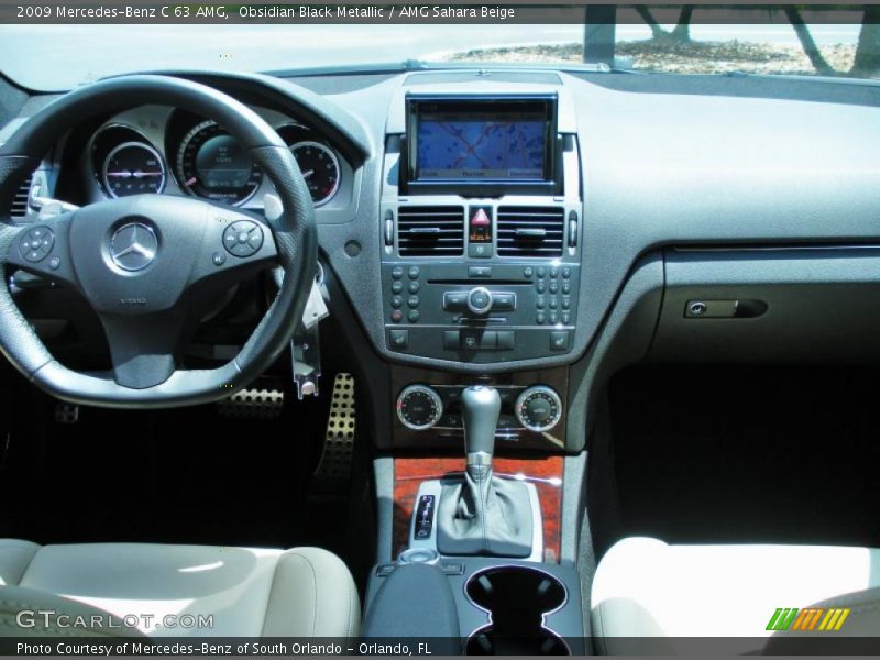 Dashboard of 2009 C 63 AMG