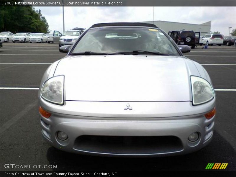 Sterling Silver Metallic / Midnight 2003 Mitsubishi Eclipse Spyder GS