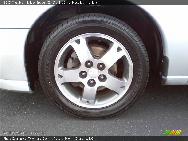 Sterling Silver Metallic / Midnight 2003 Mitsubishi Eclipse Spyder GS