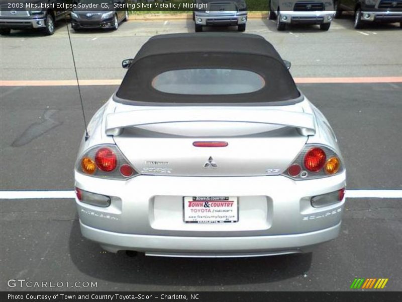 Sterling Silver Metallic / Midnight 2003 Mitsubishi Eclipse Spyder GS