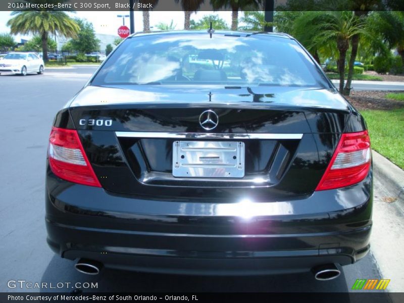 Black / Black 2010 Mercedes-Benz C 300 Sport