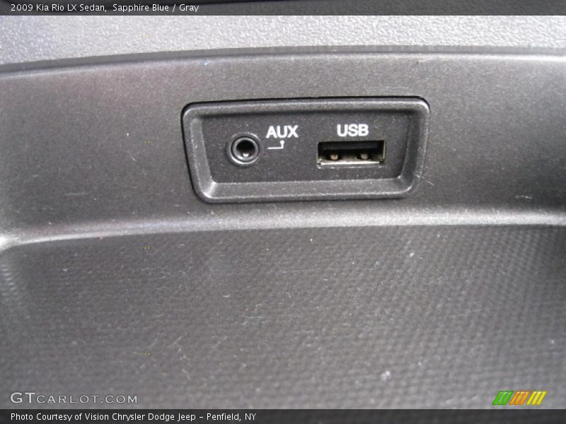 Sapphire Blue / Gray 2009 Kia Rio LX Sedan