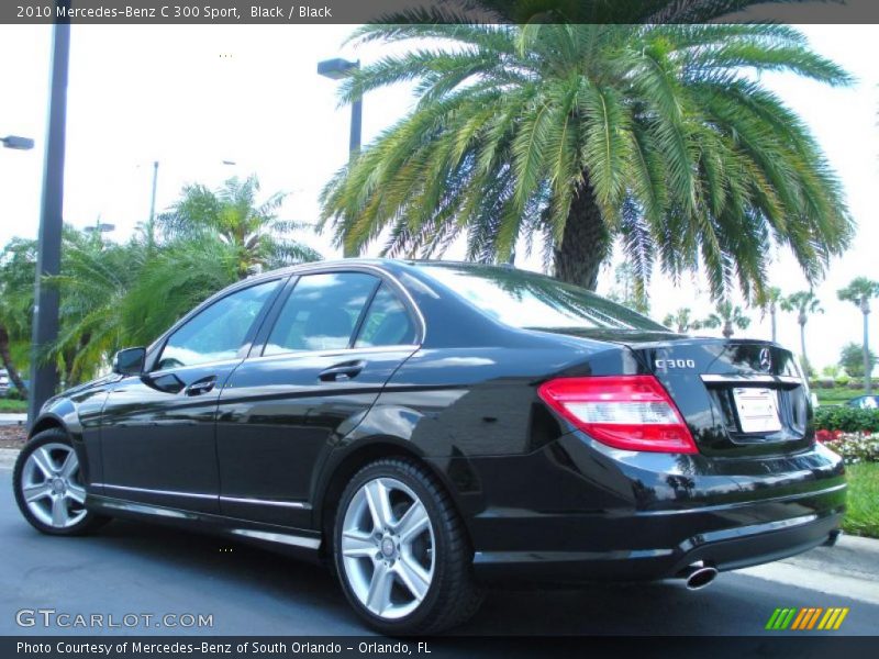 Black / Black 2010 Mercedes-Benz C 300 Sport