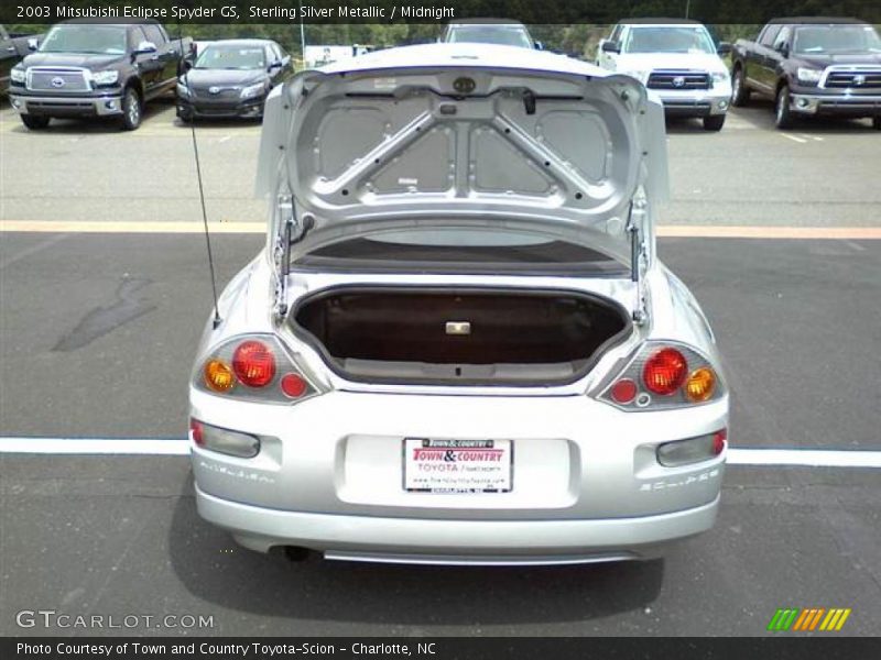 Sterling Silver Metallic / Midnight 2003 Mitsubishi Eclipse Spyder GS