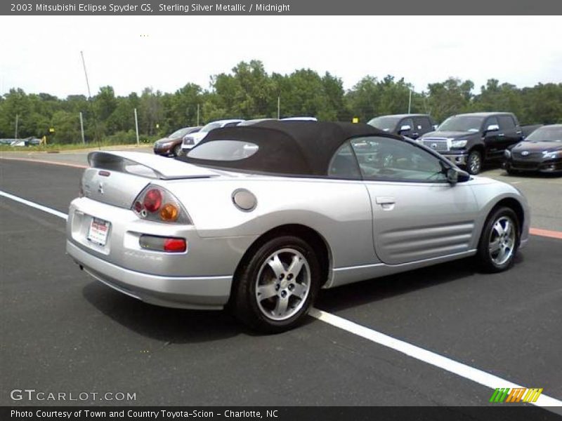 Sterling Silver Metallic / Midnight 2003 Mitsubishi Eclipse Spyder GS