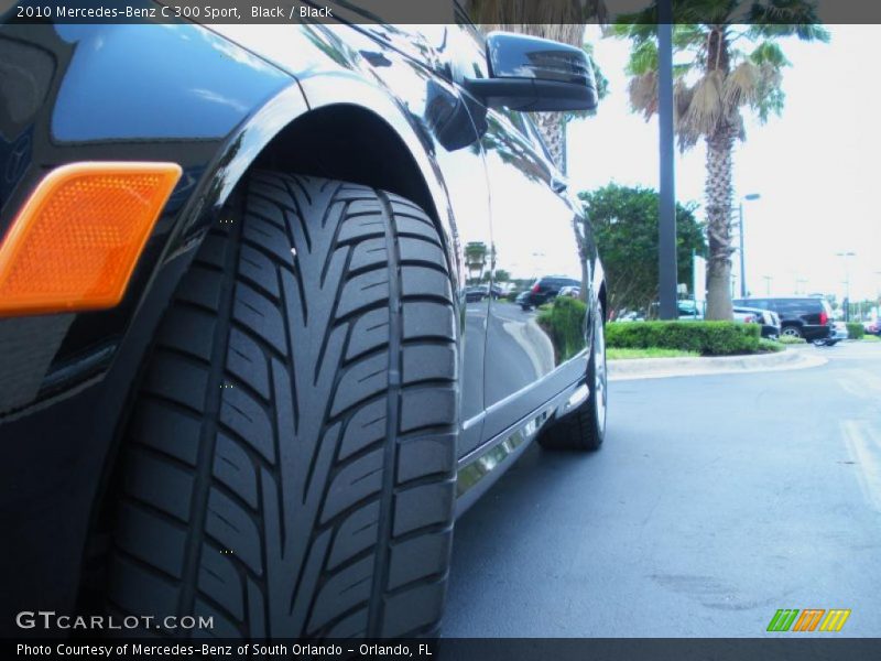 Black / Black 2010 Mercedes-Benz C 300 Sport