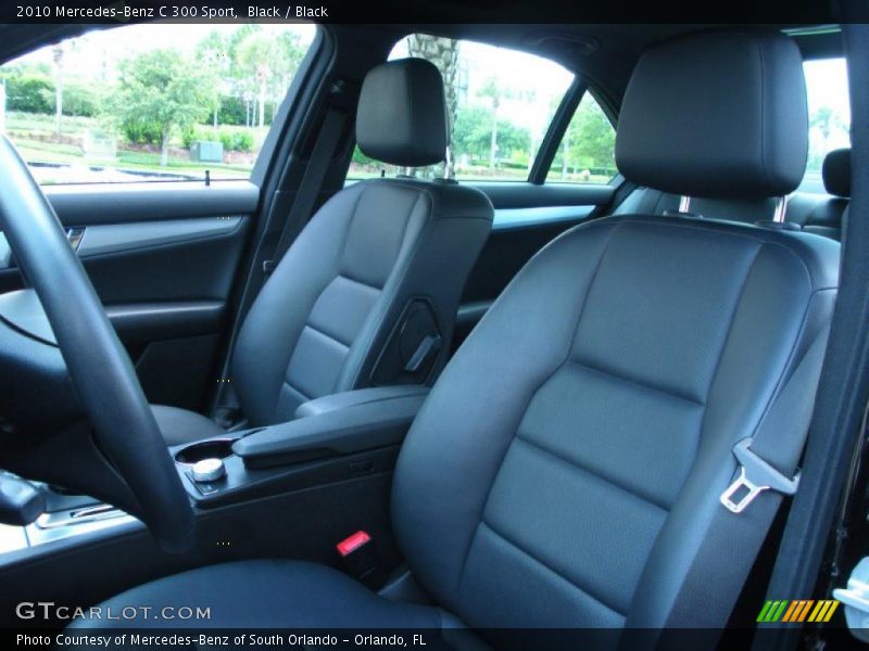 Black / Black 2010 Mercedes-Benz C 300 Sport